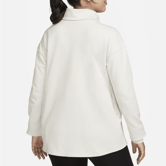 Nike cream beige maternity turtleneck reversible pullover sweater - Small - Picture 3 of 8